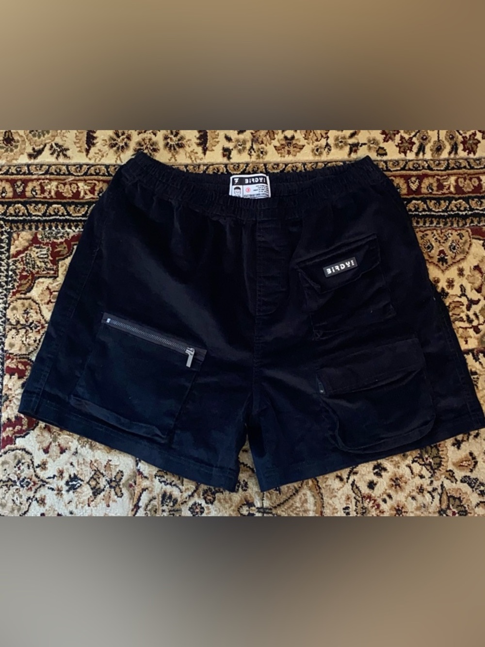 Birdy Lime Corduroy Velvet Cargo Shorts Men’s Size XL 30 waist 5” inseam skating